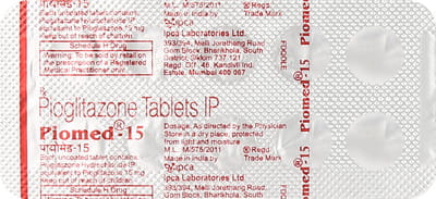 Piomed 15mg Strip Of 10 Tablets