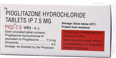 Pioz 7.5mg Strip Of 10 Tablets