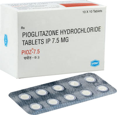 Pioz 7.5mg Strip Of 10 Tablets