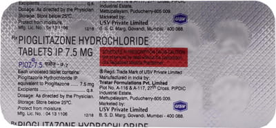 Pioz 7.5mg Strip Of 10 Tablets