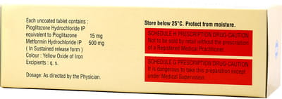 Pioz Mf 15mg Strip Of 10 Tablets