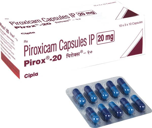 Pirox 20mg Strip Of 10 Capsules
