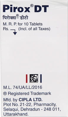 Pirox Dt Strip Of 10 Tablets