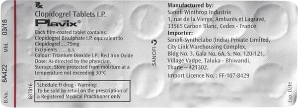 प्लैविक्स टैबलेट