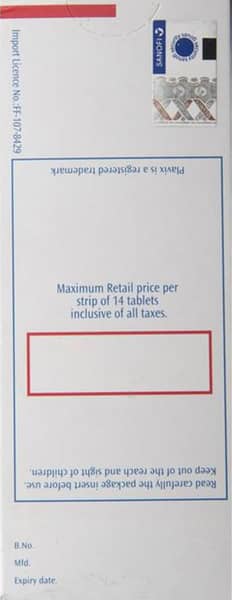 प्लैविक्स टैबलेट