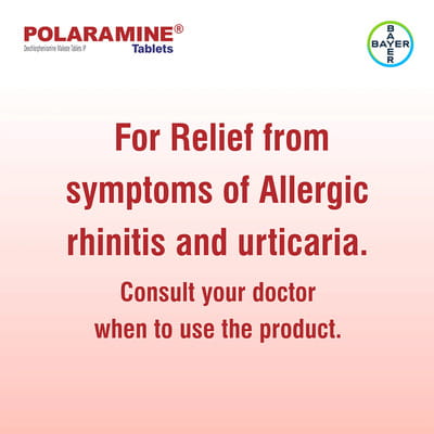 Polaramine 2mg Strip Of 10 Tablets