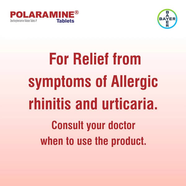 Polaramine 2mg Strip Of 10 Tablets
