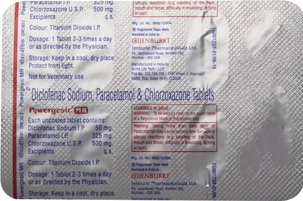 Powergesic MR Tablet