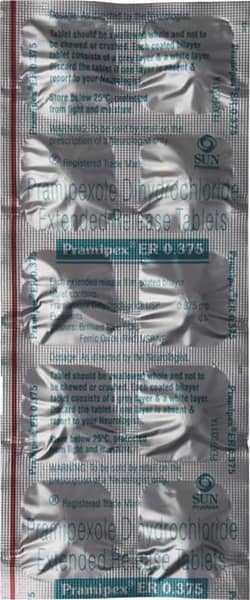 Pramipex Er 0.375mg Strip Of 10 Tablets