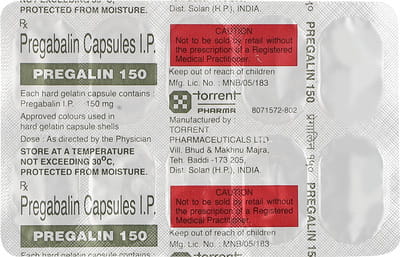 Pregalin 150mg Strip Of 10 Capsules