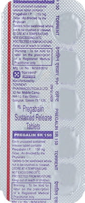 Pregalin Sr 150mg Strip Of 10 Tablets