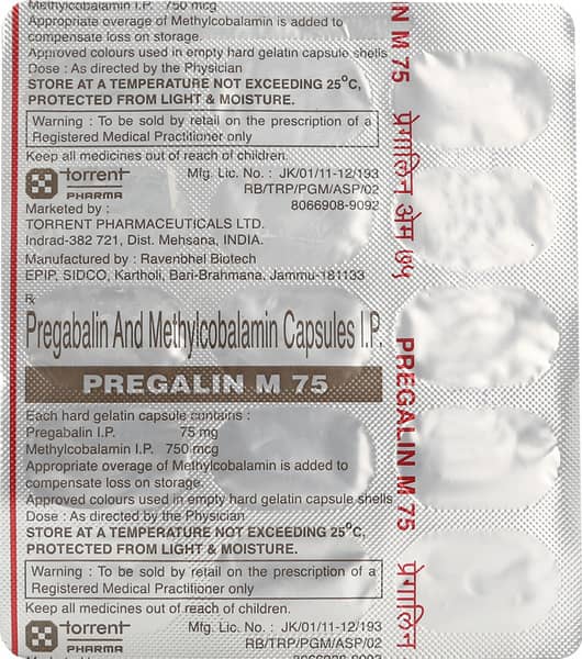 Pregalin M 75 Capsule