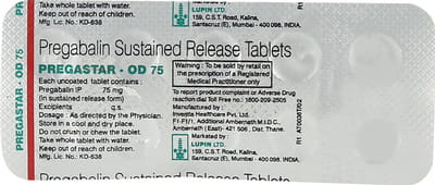 Pregastar Od 75mg Tablet
