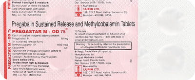 Pregastar M Od 75mg Strip Of 10 Tablets