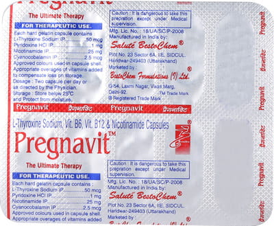 Pregnavit Strip Of 10 Capsules