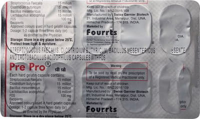 Prepro Strip Of 10 Capsules