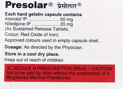 Presolar Strip Of 10 Capsules