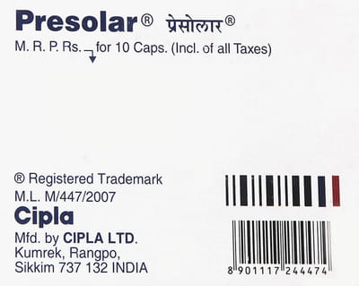 Presolar Strip Of 10 Capsules