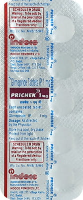 Prichek 1mg Strip Of 10 Tablets