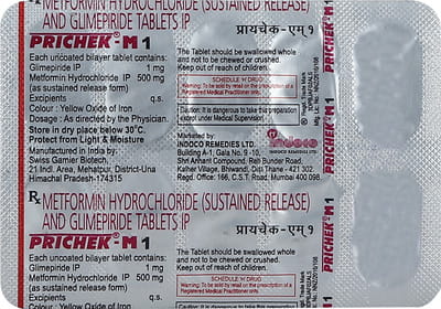 Prichek M 1mg Strip Of 10 Tablets
