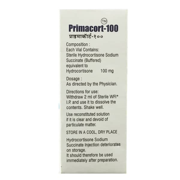 Primacort-100 Powder For Injection