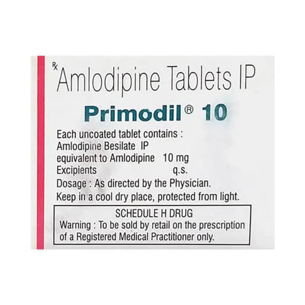Primodil 10Mg Strip Of 10 Tablets