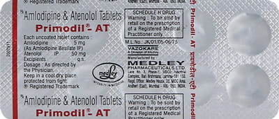 Primodil At Strip Of 10 Tablets