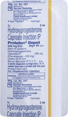 Proluton Depot 500mg/2ml Injection: Uses, Side Effects, Price, Dosage ...