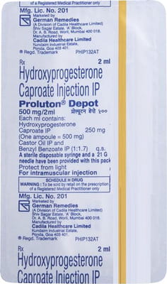 Proluton Depot 500mg Injection 2ml