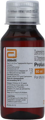 Protussa Bottle Of 60ml Syrup