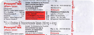 Proxym Mr Strip Of 10 Tablets