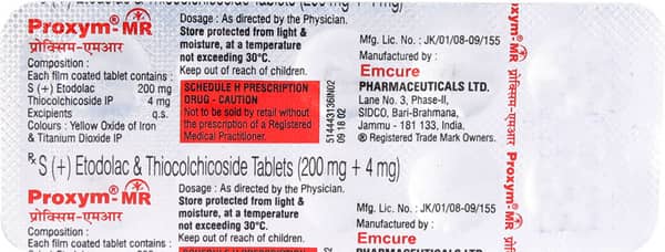 Proxym Mr Strip Of 10 Tablets