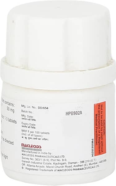 Ptu 50mg Bottle Of 100 Tablets