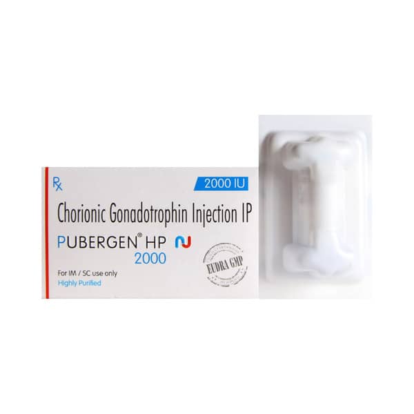Pubergen Hp 2000iu Dry Vial Of 1 Powder For Injection