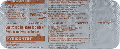 Pyricontin 100mg Strip Of 10 Tablets