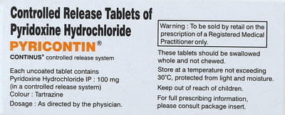 Pyricontin 100mg Strip Of 10 Tablets