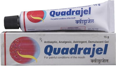 Quadrajel Tube Of 15gm Mouth Gel