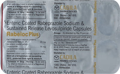 Rabeloc Plus Strip Of 10 Capsules