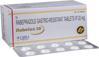 Rabeloc 20mg Strip Of 10 Tablets
