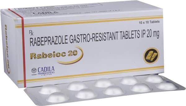 Rabeloc 20mg Strip Of 10 Tablets