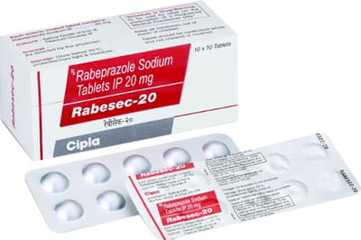 Rabesec 20mg Strip Of 10 Tablets