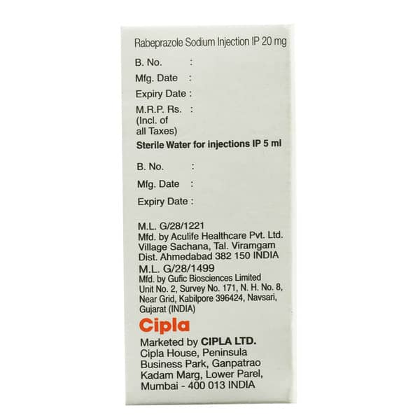 Rabicip Dry Vial Of 1 Powder For Injection