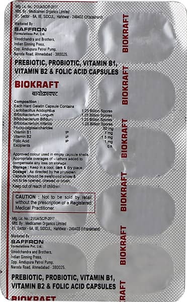 Biokraft Strip Of 10 Capsules