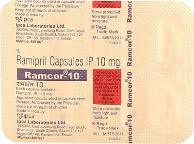 Ramcor 10mg Strip Of 10 Capsules