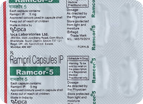 Ramcor 5mg Strip Of 10 Capsules
