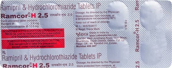Ramcor H 2.5mg Strip Of 10 Tablets