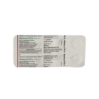 Ramcor H 5mg Strip Of 10 Tablets