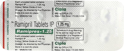 Ramipres 1.25mg Strip Of 10 Tablets