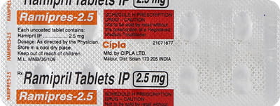 Ramipres 2.5mg Strip Of 10 Tablets