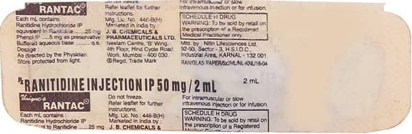 Rantac Injection 2ml